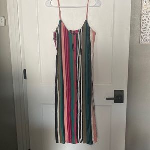 Express striped dress